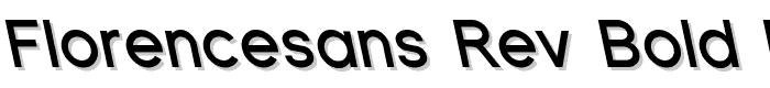 Florencesans Rev Bold Italic font